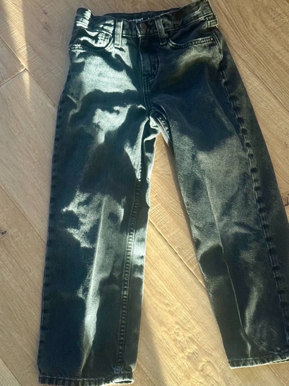 Old Navy Black Straight-Leg Kids Jeans